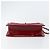CHANEL 2.55 Borsa a Spalla Matelassé con Catena Rosso Smalto Argento CC Auth bs30717 - vista 5