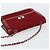 CHANEL 2.55 Borsa a Spalla Matelassé con Catena Rosso Smalto Argento CC Auth bs30717 - vista 6
