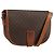Céline Borsa a spalla in tela Macadam CELINE in pelle PVC marrone oro Auth bs31023 D'oro