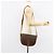 Céline Borsa a spalla in tela Macadam CELINE in pelle PVC marrone oro Auth bs31023 D'oro - vista 25