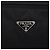 PRADA Borsa a mano in nylon nero argento Auth bs31144 - vista 17