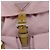 Zaino PRADA in nylon rosa argento Auth 153366 - vista 23