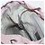 Zaino PRADA in nylon rosa argento Auth 153366 - vista 29