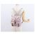 Zaino PRADA in nylon rosa argento Auth 153366 - vista 33