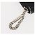 CHANEL Cambon Line Organizer Long Wallet Leather Black Silver CC Auth 149586 Silvery - view 8
