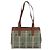 Autre Marque Borsa Tote Nova Check in PVC pelle verde oro Auth 152895 D'oro - vista 2