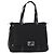 FENDI Zucchino Canvas Tote Bag Schwarz Silber Auth 149710