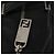 FENDI Zucchino Canvas Tote Bag Schwarz Silber Auth 149710 - Ansicht 10