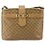 Céline Borsa a Spalla in Tela Macadam CELINE PVC Beige Oro Auth 151047 D'oro - vista 13