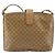 Céline Borsa a Spalla in Tela Macadam CELINE PVC Beige Oro Auth 151047 D'oro - vista 2