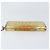 CHANEL Cartera Larga de Cuero Oro Plata CC Auth 149215 Dorado - vista 6