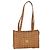Bolsa tote MCM Logogram Vicetos em couro PVC marrom e dourado Auth gh1080