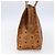 Bolsa tote MCM Logogram Vicetos em couro PVC marrom e dourado Auth gh1080 - vista 4