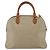 Céline Borsa a mano in tela Macadam CELINE PVC 2in1 Beige Oro Auth fm4931 D'oro - vista 2