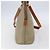Céline Borsa a mano in tela Macadam CELINE PVC 2in1 Beige Oro Auth fm4931 D'oro - vista 4