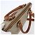 Céline Borsa a mano in tela Macadam CELINE PVC 2in1 Beige Oro Auth fm4931 D'oro - vista 6
