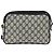Gucci GG Supreme Sherry Line Schultertasche PVC Marine Gold 904 02 049 Auth 146942 Golden Marineblau - Ansicht 2