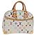 LOUIS VUITTON Monogramm Multicolor Trouville Handtasche Weiß M92663 Auth 153633SM