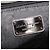 Borsa a mano in pelle Gancini Salvatore Ferragamo Argento Auth 153866 - vista 16