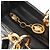 Borsa Lady Dior Canage Christian Dior in pelle di agnello 2 in 1 nera oro Auth 148689V Nero D'oro - vista 18