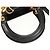 Borsa Lady Dior Canage Christian Dior in pelle di agnello 2 in 1 nera oro Auth 148689V Nero D'oro - vista 7