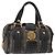 Borsa a mano Histeria GUCCI in suede nero e oro 186235 Auth 153859 D'oro