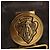 Borsa a mano Histeria GUCCI in suede nero e oro 186235 Auth 153859 D'oro - vista 15