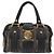 Borsa a mano Histeria GUCCI in suede nero e oro 186235 Auth 153859 D'oro - vista 2