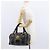 Borsa a mano Histeria GUCCI in suede nero e oro 186235 Auth 153859 D'oro - vista 24