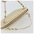 PRADA Borsa a mano in nylon beige oro Auth ar13842 D'oro - vista 6