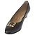 Salvatore Ferragamo Décolleté in Pelle Nera Oro Auth ti3478 Nero D'oro - vista 2
