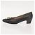Salvatore Ferragamo Décolleté in Pelle Nera Oro Auth ti3478 Nero D'oro - vista 25