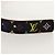 LOUIS VUITTON Multicolor Gürtel LV Bedruckte Initialen M9631 LV Auth 154955V Schwarz - Ansicht 8