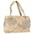 CHANEL Camelia Tote Tasche Stroh Beige Gold CC Auth 157274 Golden