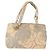 CHANEL Camelia Tote Tasche Stroh Beige Gold CC Auth 157274 Golden - view 2
