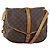 LOUIS VUITTON Borsa a Spalla Monogram Saumur 35 M42254 LV Auth BA6948 Monogramma
