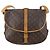 LOUIS VUITTON Borsa a Spalla Monogram Saumur 35 M42254 LV Auth BA6948 Monogramma - vista 2