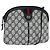 Borsa a Spalla Gucci GG Supreme Sherry Line PVC Blu Navy Oro 904 02 047 Auth bs30434 D'oro
