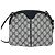 Borsa a Spalla Gucci GG Supreme Sherry Line PVC Blu Navy Oro 904 02 047 Auth bs30434 D'oro - vista 2