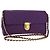 PRADA Borsa a Spalla con Catena Nylon Viola Oro Auth 154699V D'oro Porpora