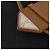 SAINT LAURENT Borsa a Spalla in Tela Rivestita Nera Marrone Oro Auth 144544 Nero D'oro - vista 10