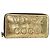CHANEL Long Wallet Leather Gold Silver CC Auth BA7285 Silvery Golden