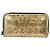 CHANEL Long Wallet Leather Gold Silver CC Auth BA7285 Silvery Golden - view 13