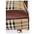 Burberry Zaino Nova Check in PVC Beige Oro Auth 144466 D'oro - vista 15