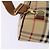 Burberry Zaino Nova Check in PVC Beige Oro Auth 144466 D'oro - vista 16