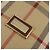 Burberry Zaino Nova Check in PVC Beige Oro Auth 144466 D'oro - vista 17