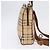 Burberry Zaino Nova Check in PVC Beige Oro Auth 144466 D'oro - vista 3