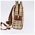 Burberry Zaino Nova Check in PVC Beige Oro Auth 144466 D'oro - vista 4