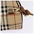 Burberry Zaino Nova Check in PVC Beige Oro Auth 144466 D'oro - vista 9