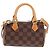 LOUIS VUITTON Mini Speedy Borsa a Mano Damier Ebene LV Auth 137150S - vista 2
